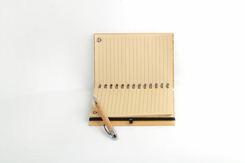Bamboo Notebook with Bamboo Pen (4)