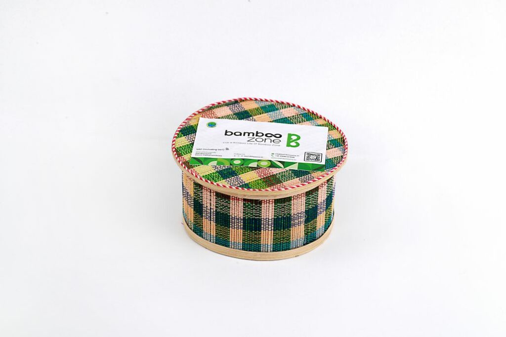 Bamboo Round Mat Box Bamboozone