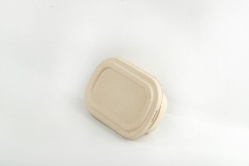 Bamboo fiber Oval Food Container with T-Lock (700mL) (7)