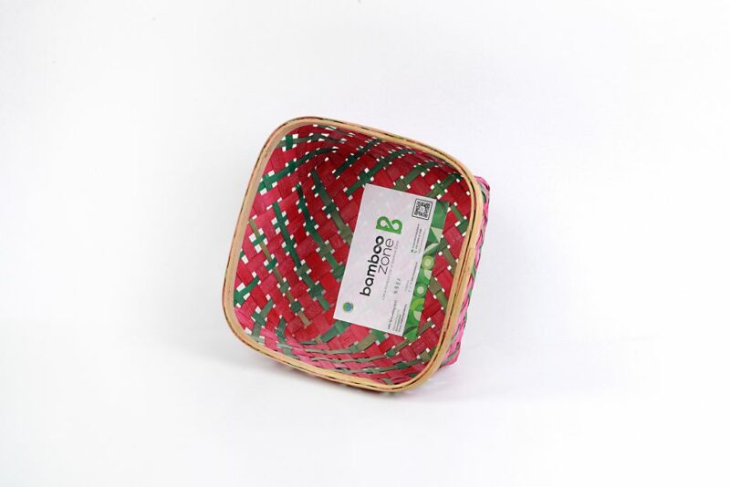 bamboo Square Basket without Handle 883 (4)
